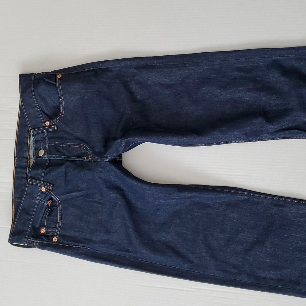 Levi's 501 Jeans Dark Wash Buttonfly - Picture 3 of 13